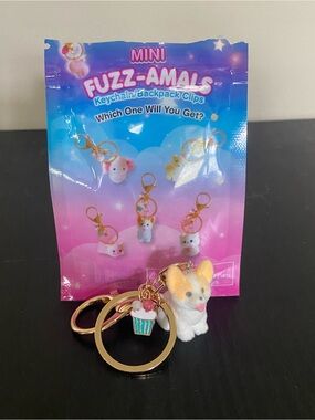 Fuzz-Animals Corgi Keychain